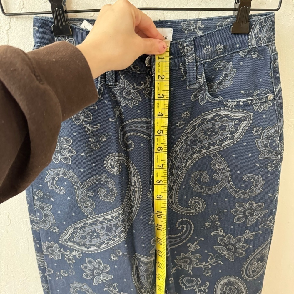 We Wore What The Icon Jean Night Sky Paisley Navy Blue Size 24 - Picture 10 of 12